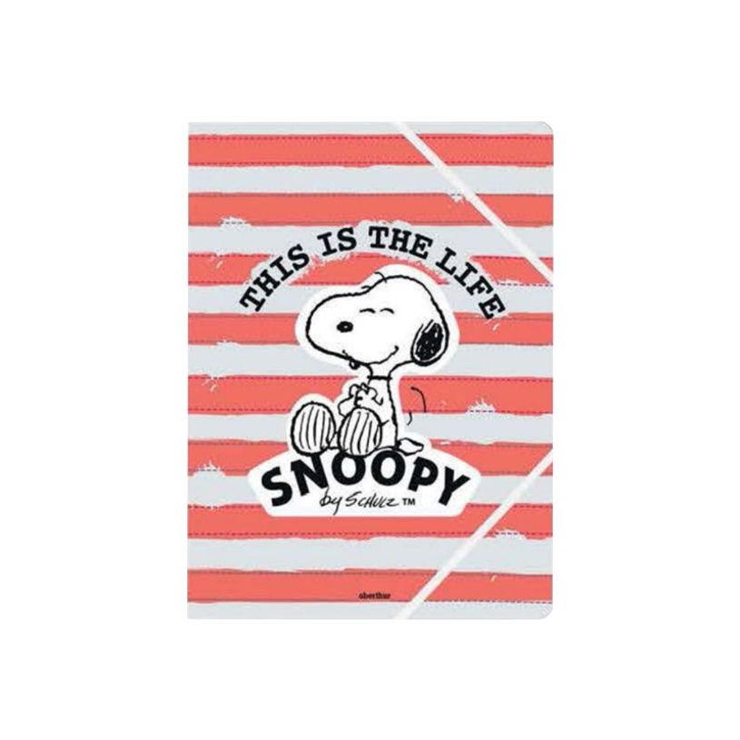 3664447115115-oberthur Snoopy by Schulz - chemise à 3 rabats - pour A4-P_405114651_1-0