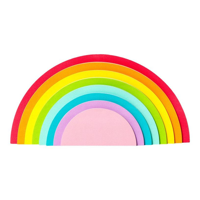 8054320567172-Legami - Bloc-notes autocollant - 12 x 6 cm - rainbow-P_405115486_1-0