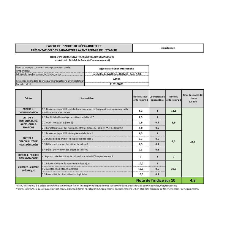 3701083038108-Apple iPhone X - Smartphone reconditionné grade C (Etat correct) - 4G - 64 Go - gris si-P_405116931_15-12