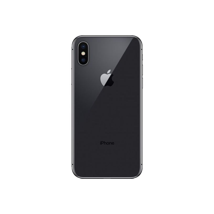 3701083038108-Apple iPhone X - Smartphone reconditionné grade C (Etat correct) - 4G - 64 Go - gris sid