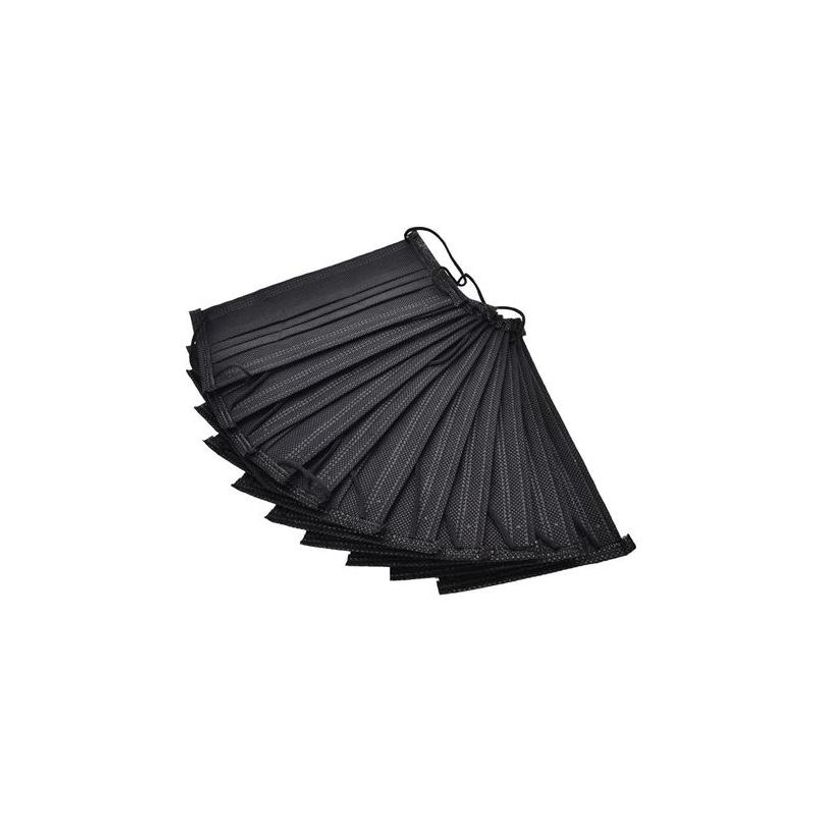 8683036442833-Boite de 50 Masques Chirurgical 3 Plis, Type IIR - noir-P_405117210_2-1