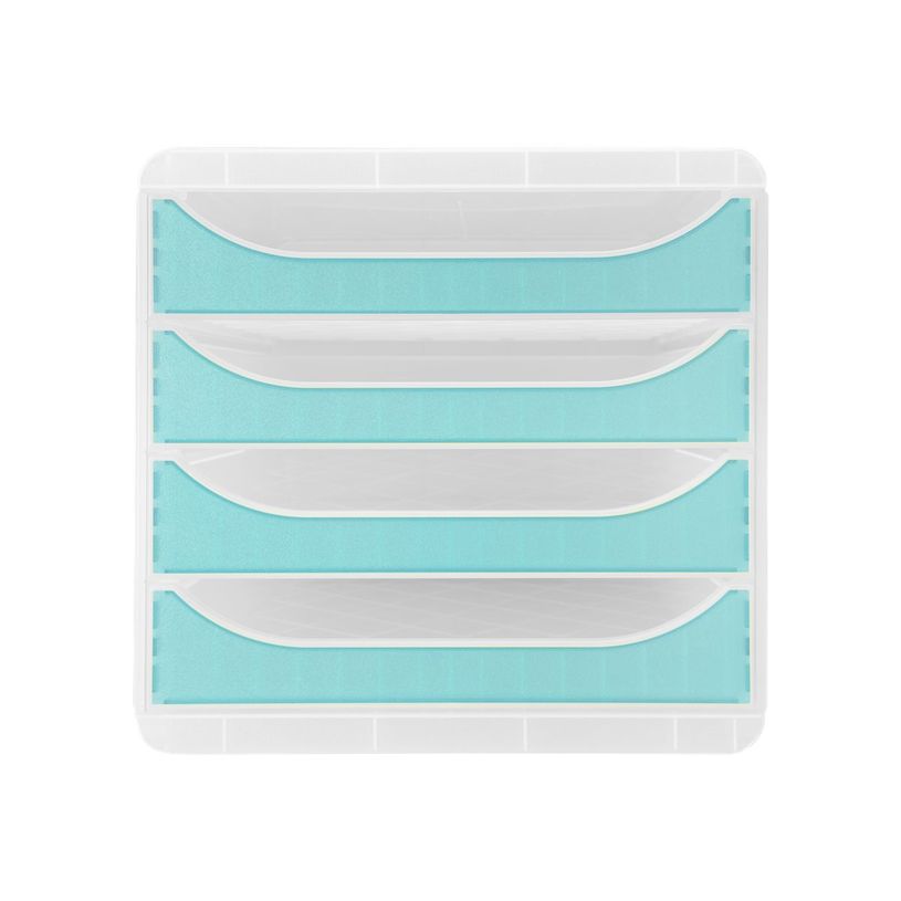 9002493424968-Exacompta Chromaline BigBox - Module de classement 4 tiroirs - turquoise transparent-P_405118133_1-0