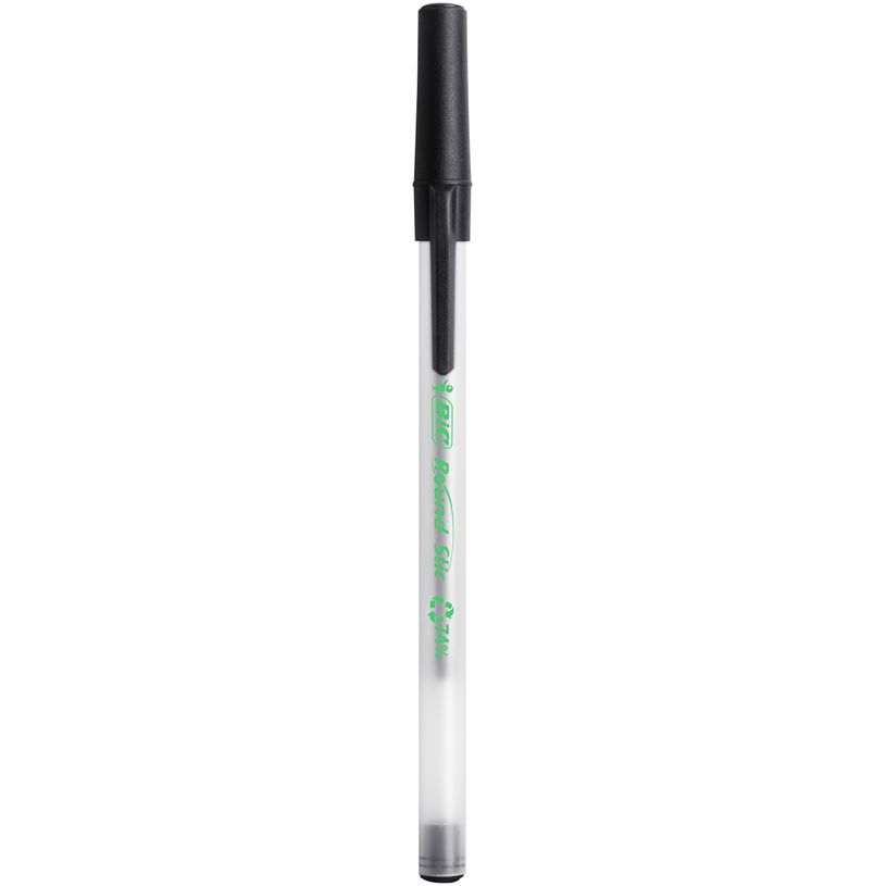 3086123702929-BIC ECOlutions ROUND STIC - Pack de 8 stylos à bille - bleu et noir-P_405118161_3-2