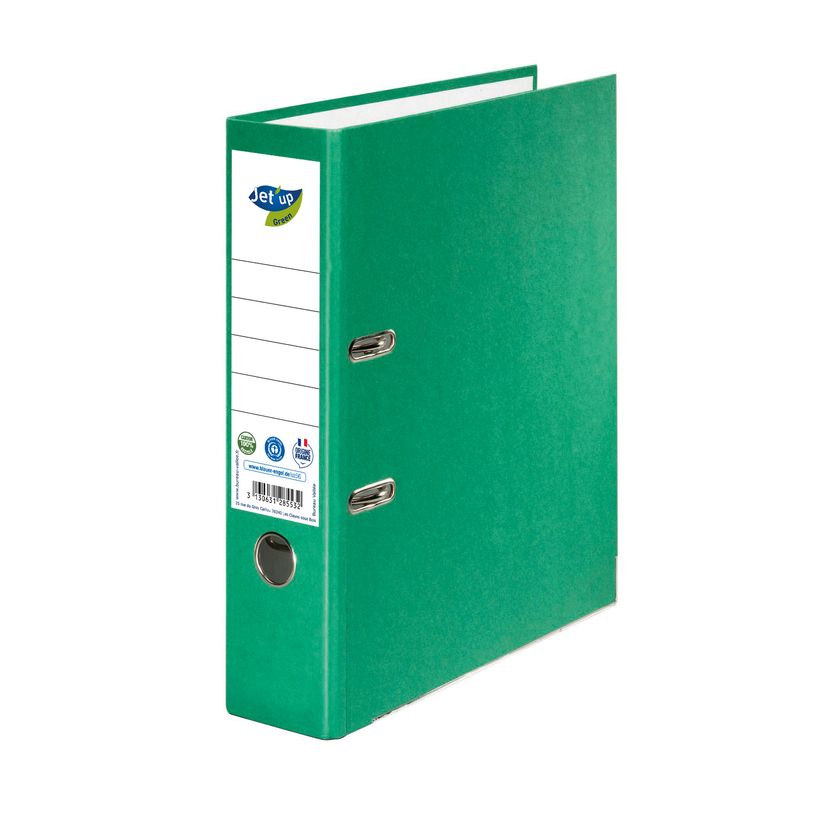 3130631285532-Bureau Vallée Recyclé - Classeur à levier recyclé - Dos 80 mm - A4 - pour 600 feuilles-P_405118397_1-0