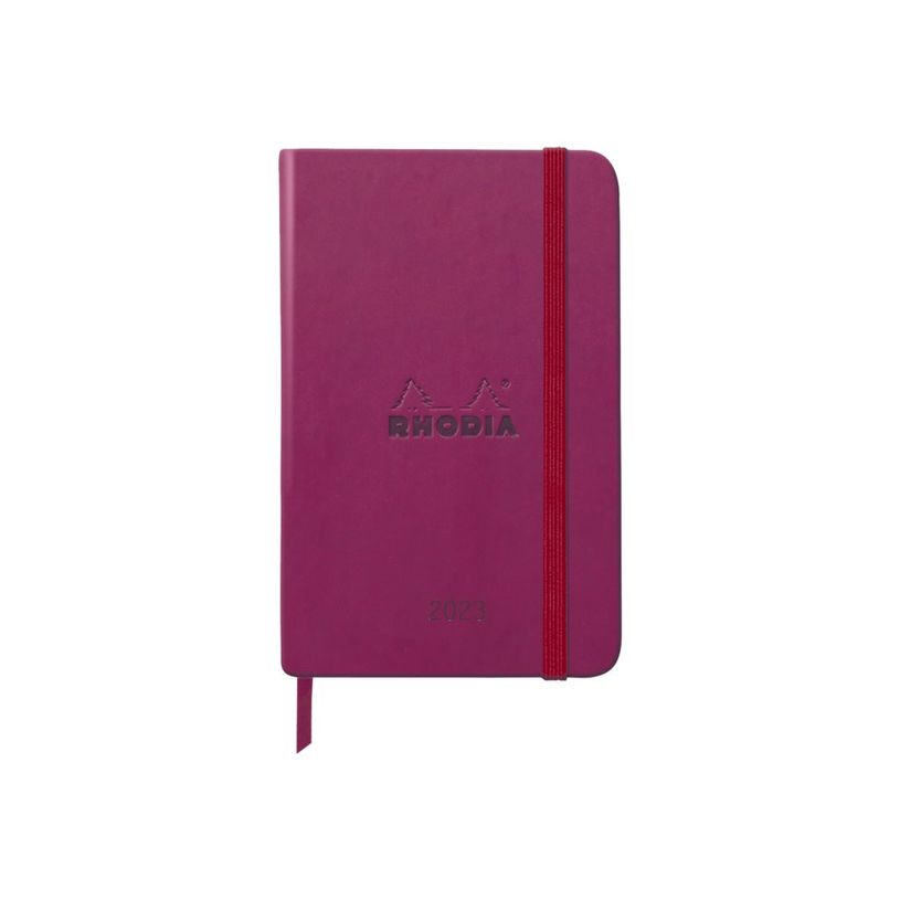 3037921941164-Agenda Rhodiatime - 1 semaine sur 2 pages à la verticale - 10 x 15 cm - lie de vin - Rhod-P_405118865_5-0