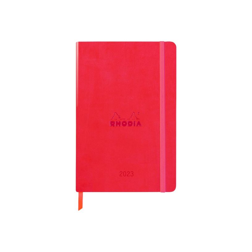 3037921941232-Agenda Rhodiatime - 1 semaine sur 2 pages à l'horizontale - 14,8 x 21 cm - coquelicot - R-P_405118890_5-0