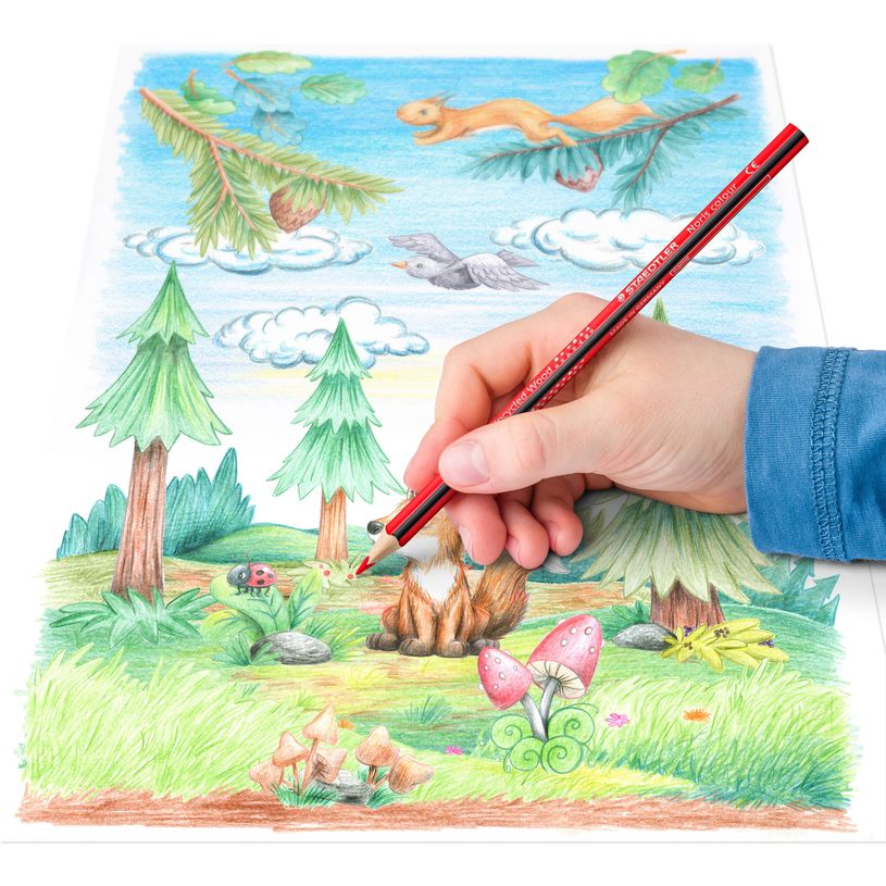 4007817037225-STAEDTLER Noris Design Journey - 24 Crayons de couleur - couleurs brillantes assorties-P_405119505_7-6