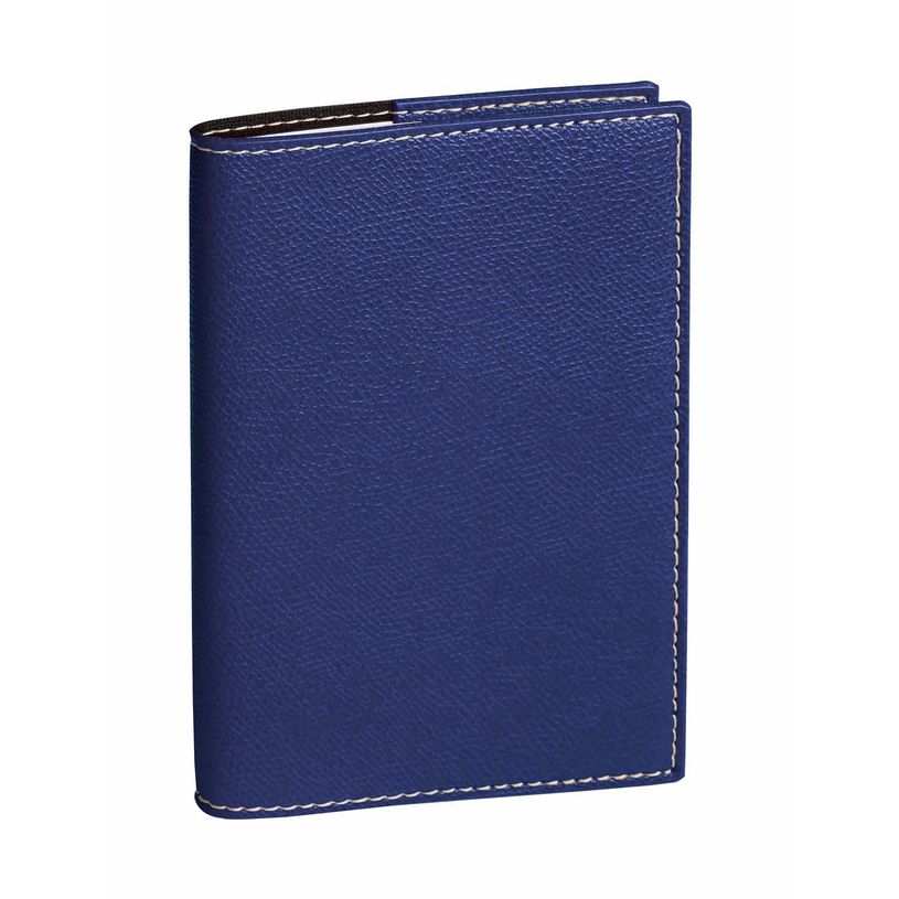3371010475742-Agenda Club President avec répertoire - 1 semaine sur 2 pages - 21 x 27 cm - bleu marine - Quo Vadis--0