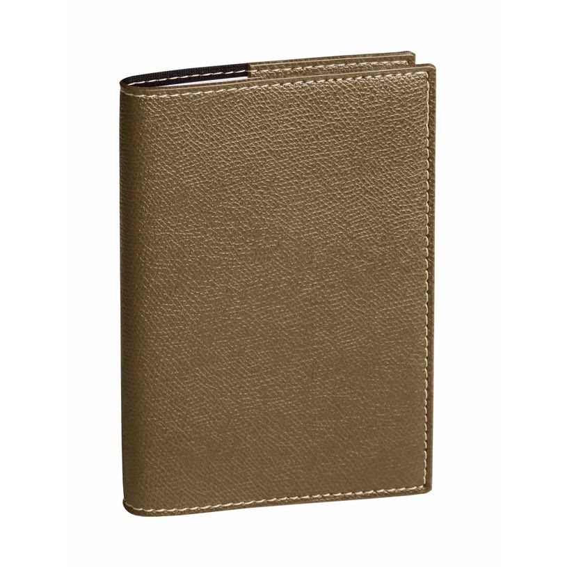 3371010475995-Agenda Club Affaires avec répertoire - 1 semaine sur 2 pages - 10 x 15 cm - bronze - Quo Vadis--0