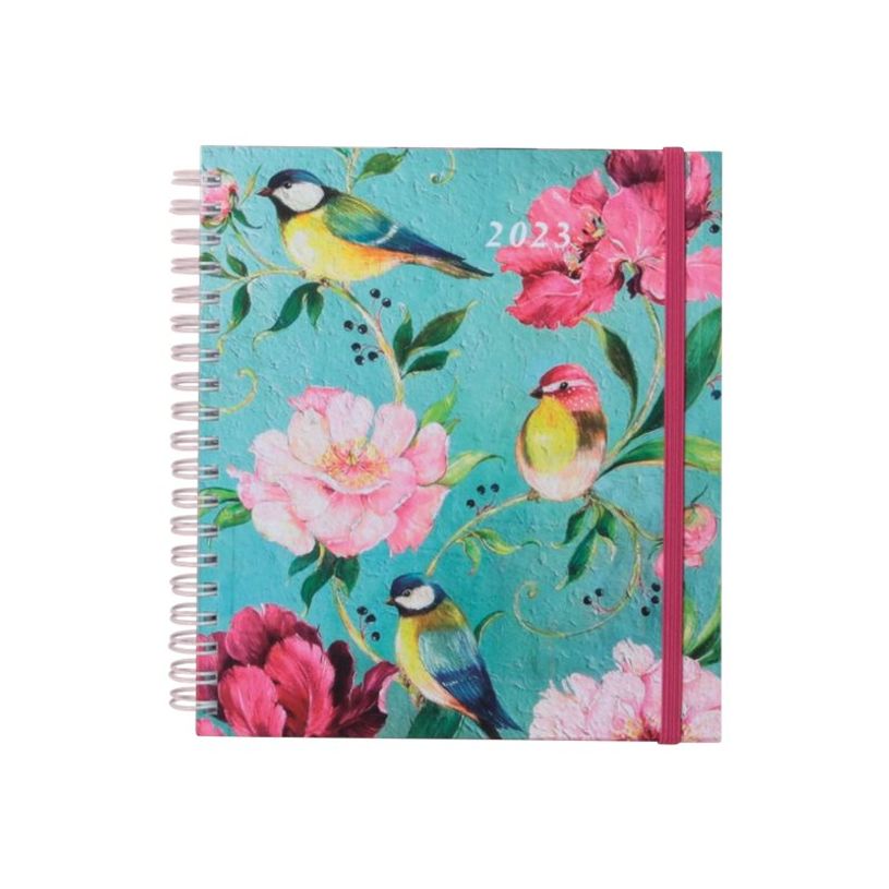 3660942078108-Agenda Sophie Adde - 1 semaine sur 2 pages - 15 x 21 cm - oiseaux - Exacompta-P_405120045_4-0