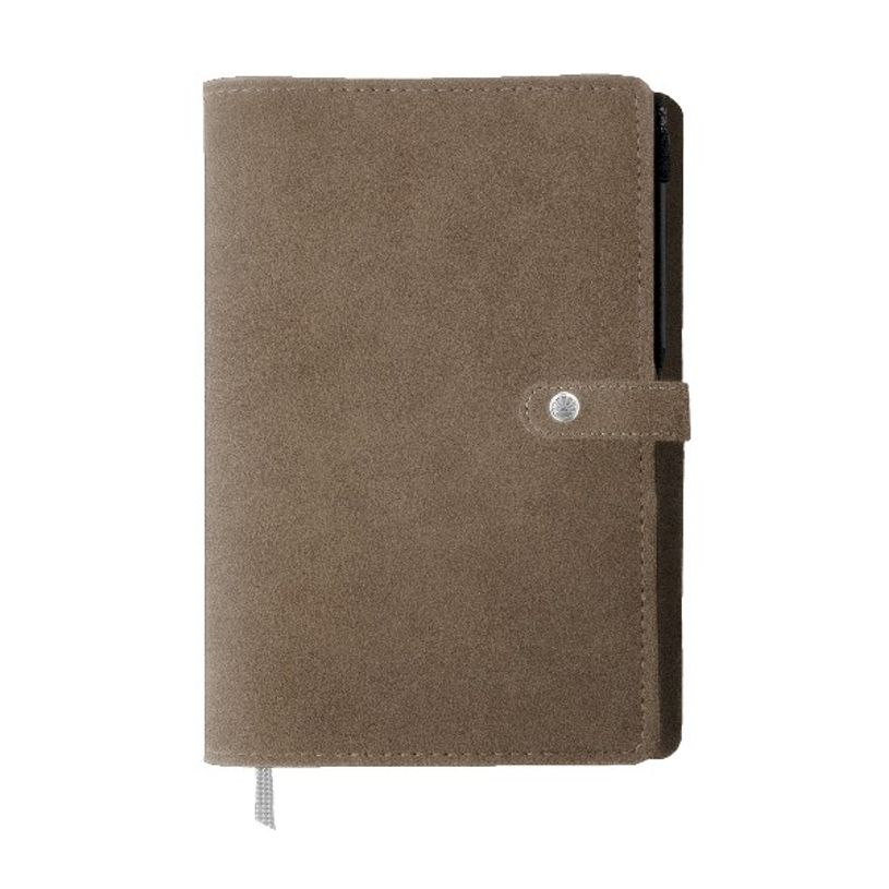 3664447131924-Agenda spiralé Kent - 1 semaine sur 2 pages - 22 x 30,7 cm - taupe - Oberthur-P_405120065_1-0