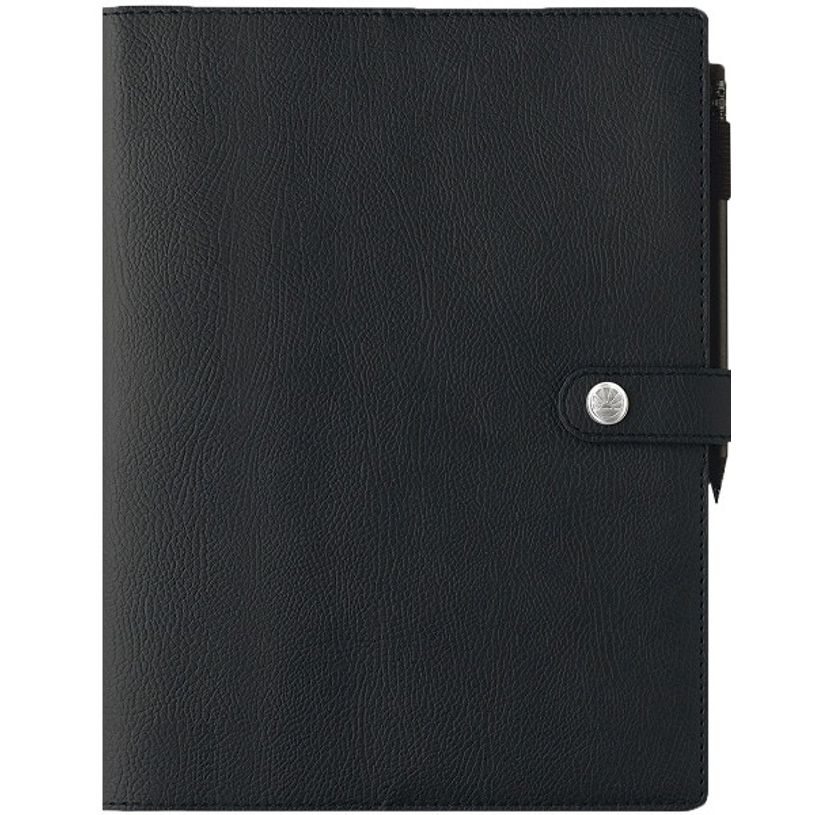 3664447128979-Agenda spiralé Kent - 1 semaine sur 2 pages - 22 x 28 cm - noir - Oberthur-P_405120066_1-0