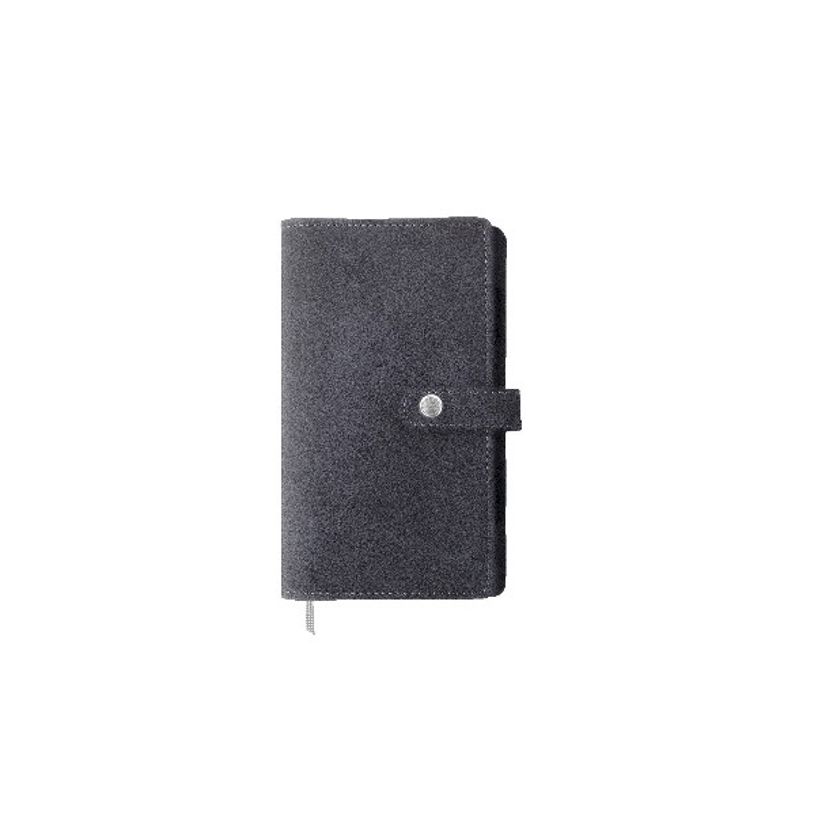 3664447129082-Agenda de poche spiralé Kent - 1 semaine sur 2 pages - 9,5 x 17,5 cm - ardoise - Oberthur-P_405120077_1-0