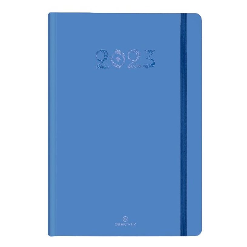 3664447131726-Agenda à élastique Cachemire - 1 semaine sur 2 pages - 17 x 24,5 cm - bleu - Oberthur-P_405120128_1-0