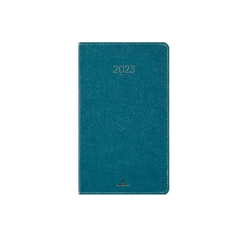 3664447128320-Agenda de poche Eton - 1 semaine sur 2 pages - 9,5 x 17,5 cm - vert - Oberthur-P_405120211_1-0