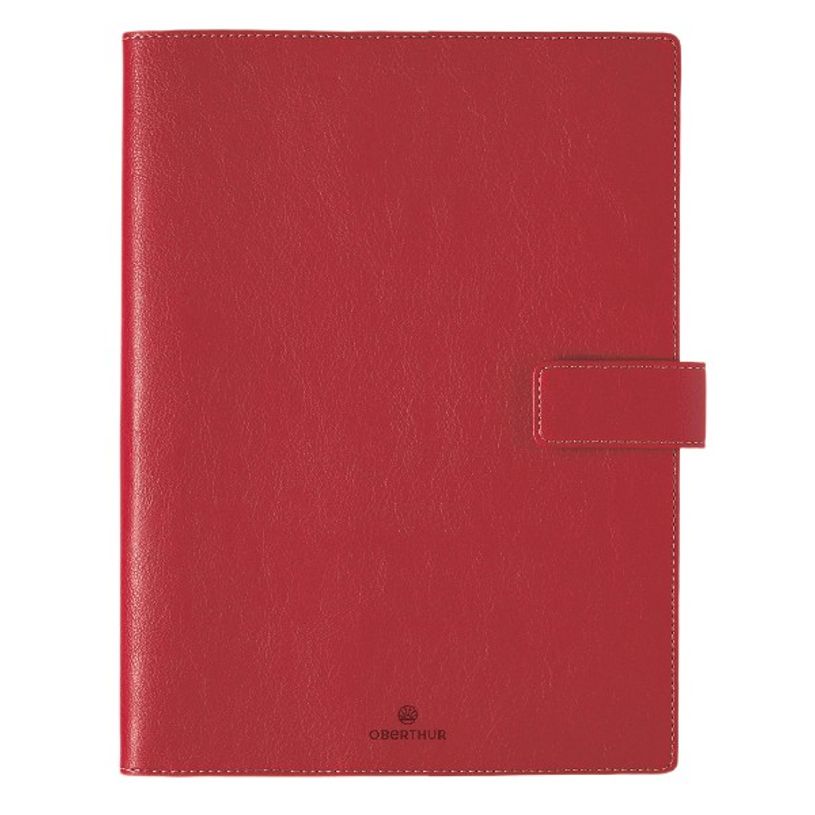 3664447133867-Agenda spiralé Milano - 1 semaine sur 2 pages - 22 x 28 cm - rouge - Oberthur-P_405120246_1-0