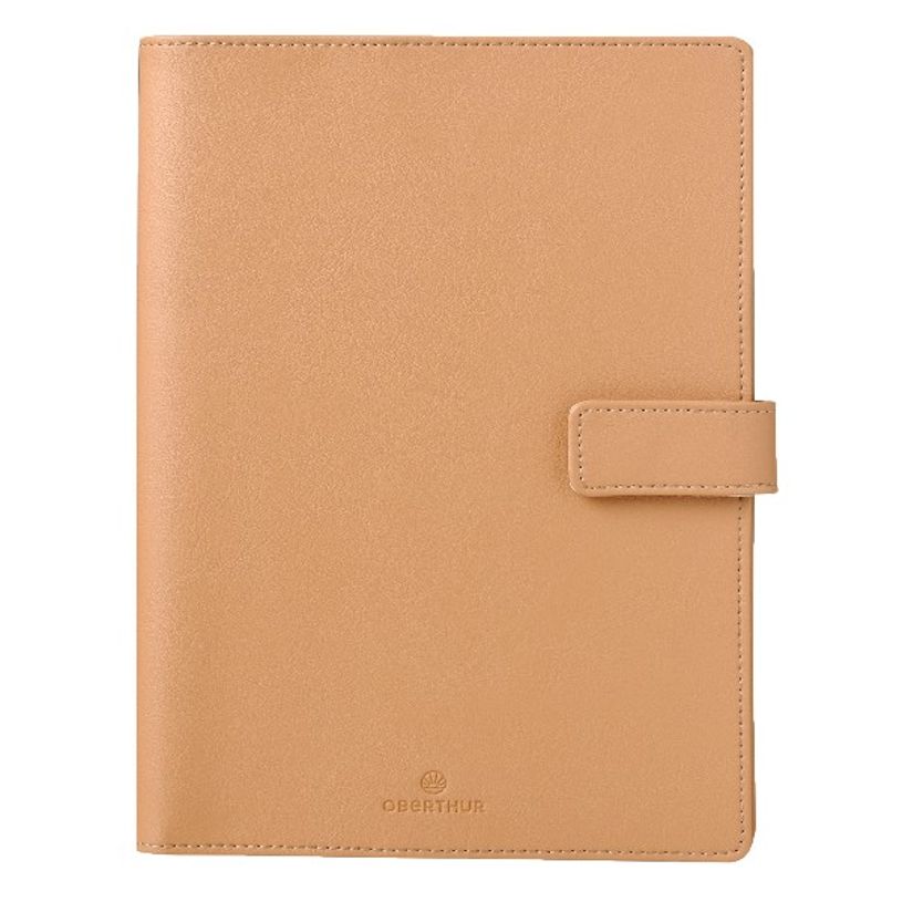 3664447133898-Agenda spiralé Milano - 1 semaine sur 2 pages - 22 x 28 cm - camel - Oberthur-P_405120248_1-0
