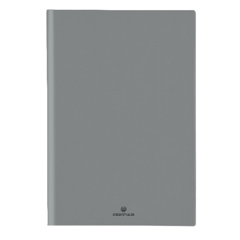 3664447132839-Agenda spiralé Malmö - 1 semaine sur 2 pages - 17 x 24,5 cm - gris - Oberthur-P_405120413_1-0