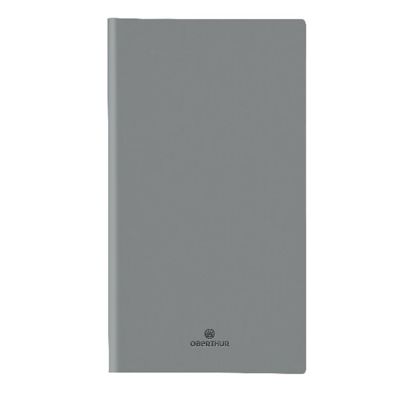 3664447132853-Agenda de poche spiralé Malmö - 1 semaine sur 2 pages - 9,5 x 17,5 cm - gris - Oberthur-P_405120415_1-0
