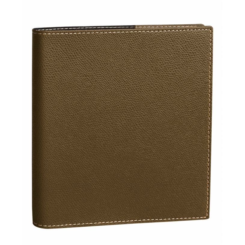 3371010475933-Agenda Club Executif avec répertoire - 1 semaine sur 2 pages - 16 x 16 cm - bronze - Quo -P_405120828_1-0