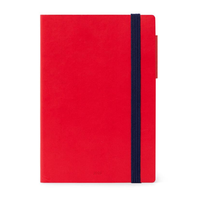8054117625832-Agenda Colours Collection - hebdomadaire et journalier - 17 x 24 cm - rouge - Legami-P_405121005_3-0