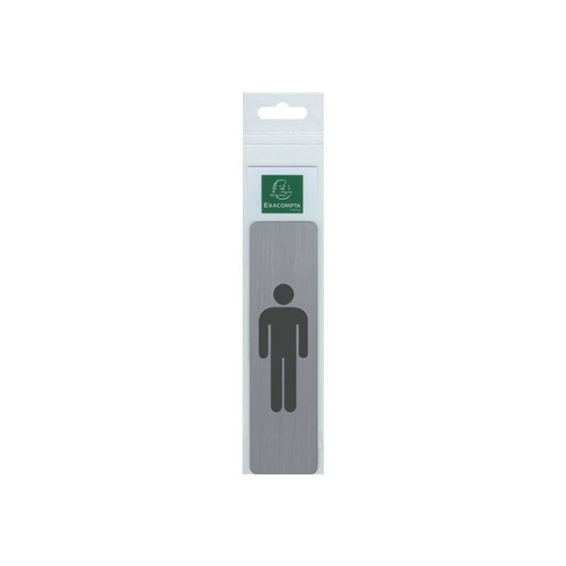 3130630671695-Exacompta - Pictogramme - Homme - 44 x 165 mm - aluminium brossé-P_405121407_4-0