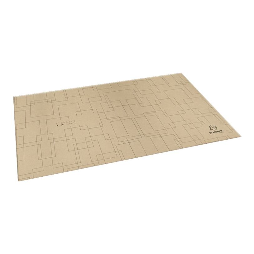 9002493099760-Exacompta Eterneco - Sous-main carton - 58,5 x 38,5 cm - motifs géométriques bruns-P_405121623_1-0
