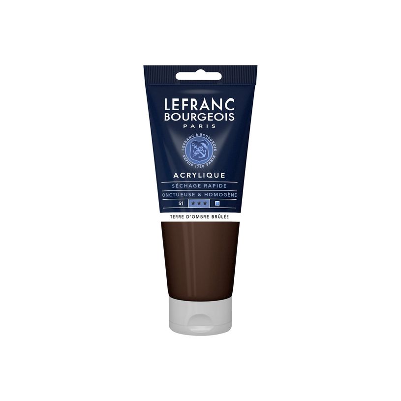 3013643003540-Lefranc Bourgeois - Peinture acrylique - terre d'ombre brûlée - 200 ml-P_405121722_1-0