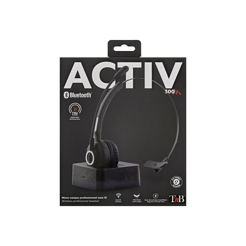 3303170104620-T'nB ACTIV 300M - casque sans fil avec micro - mono oreillette - avec base de recharge - n-P_405122729_5-4