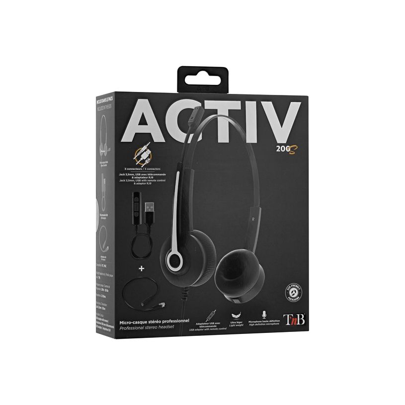 3303170105269-T'nB ACTIV 200S - casque filaire avec micro - noir-P_405122730_5-4