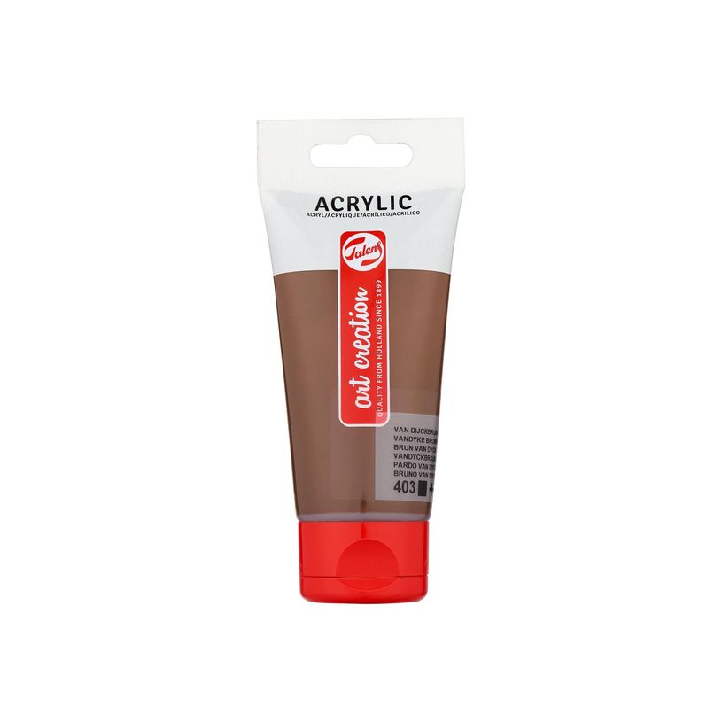 8712079299019-Talens Art Creation - peinture - peinture acrylique - marron Van Dyke - 75 ml-P_405123286_2-0