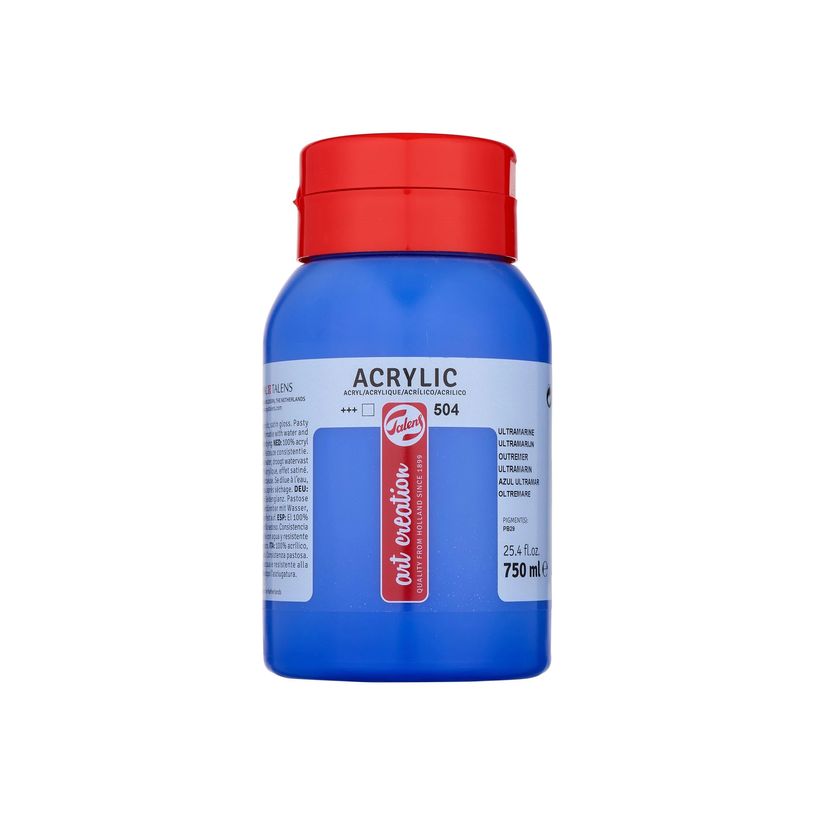 8712079314651-Talens Art Creation - peinture - peinture acrylique - bleu d'outremer - 750 ml-P_405124002_2-0