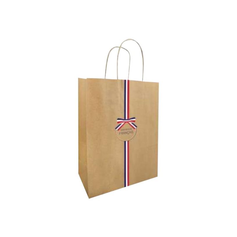 3281650502374-Créastyl Kraft Fantaisie - 50 Sacs cadeau kraft - poignées torsadées - 18 cm x 8 cm x 22 cm --P_405124502_1-0