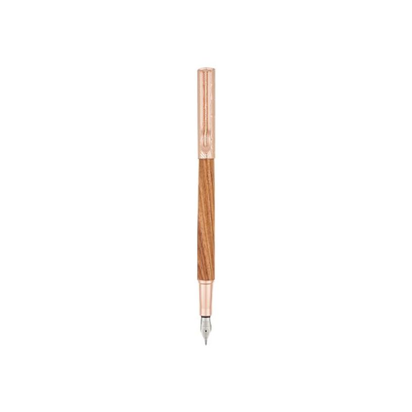 3664447130552-Oberthur Mimizan - Stylo plume - bois de rose-P_405124951_1-0