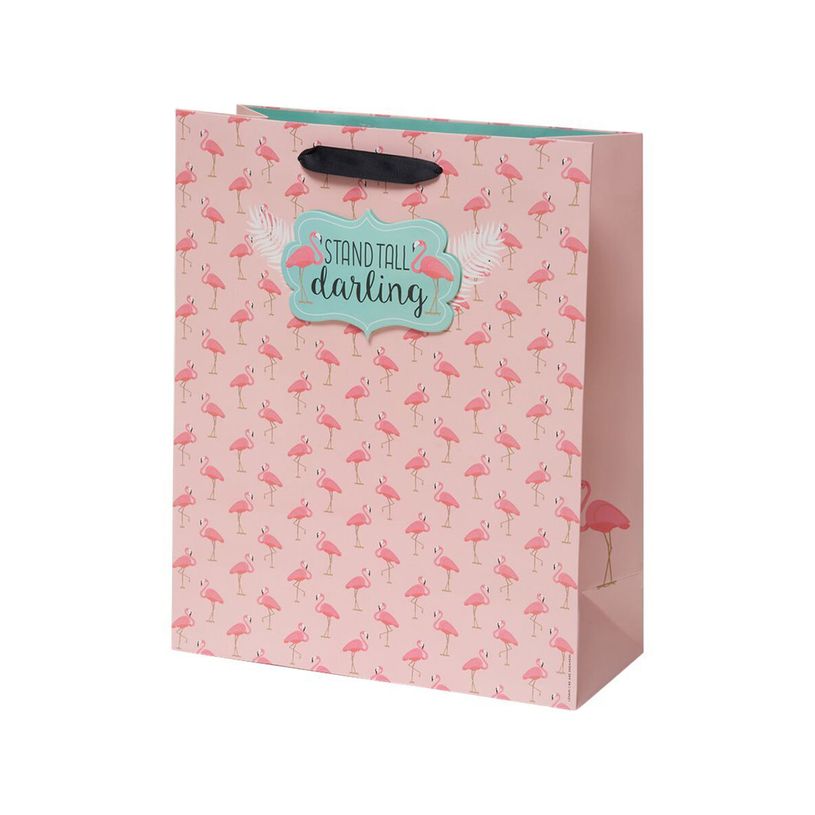 8055748243020-Legami - Sac cadeau - 11,5 cm x 26,5 cm x 32,5 cm - flamant rose-P_405125149_1-0