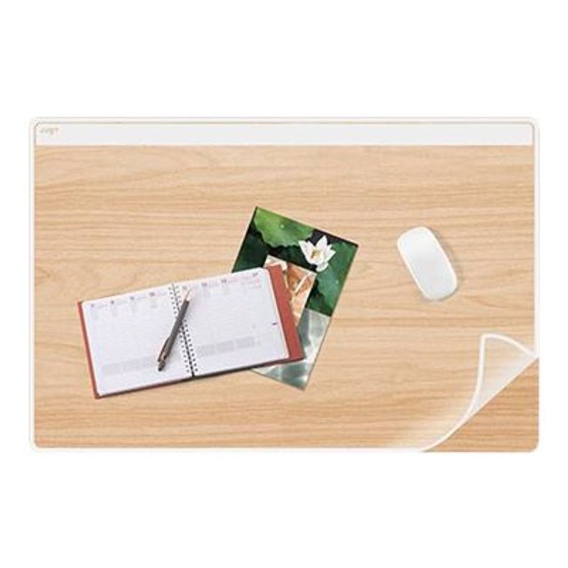 3462159017068-Silva by CEP - Sous-main avec rabat transparent - 58,5 x 38,5 cm - blanc et hêtre-P_405127442_1-0