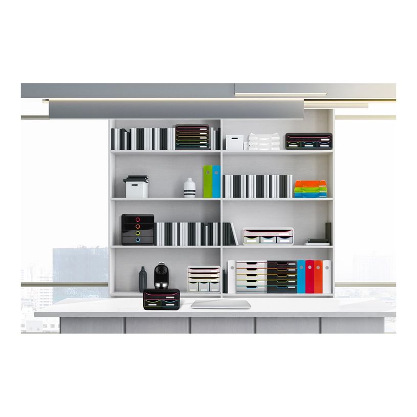 9002493312913-Exacompta Black Office - Module de classement 6 tiroirs - blanc/arlequin-P_405128415_6-5
