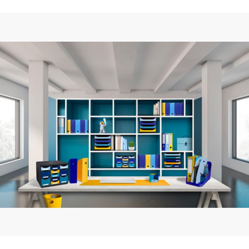9002491132834-Exacompta BeeBlue - Corbeille à courrier - turquoise-P_405128434_4-2