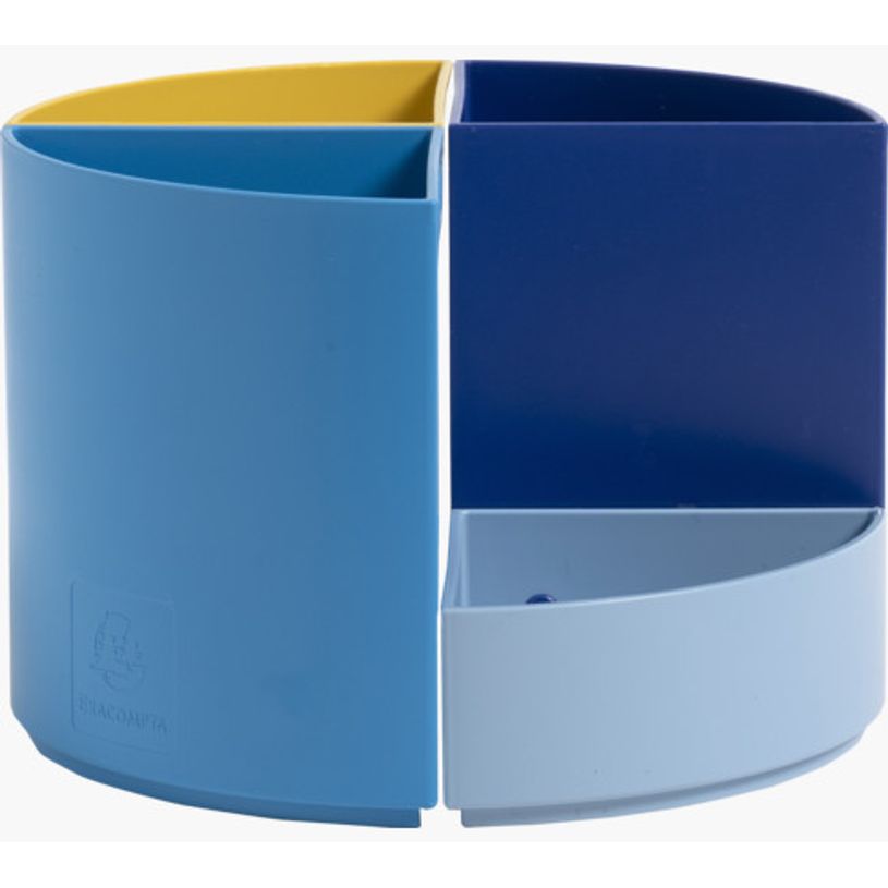 9002490682026-Exacompta BeeBlue - Pot à crayons modulable - 4 compartiments - couleurs assorties-P_405128441_1-0