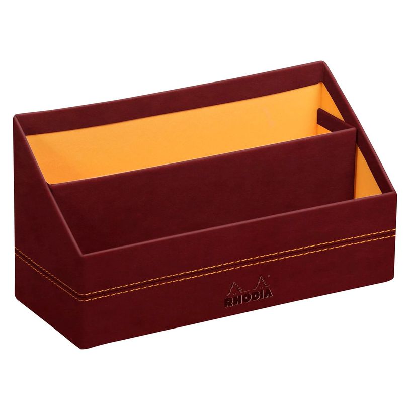 3037921946039-RHODIA Rhodiarama - Porte-courrier - lie de vin - en polyuréthane-P_405130034_1-0