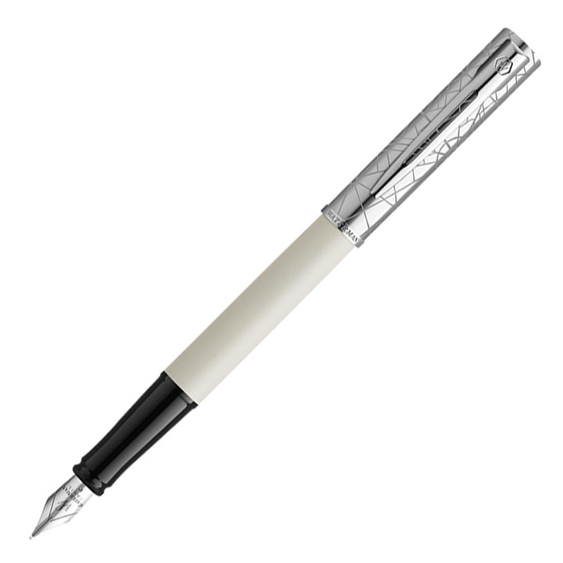 3026981745119-Waterman - Stylo plume Allure Deluxe blanc- pointe fine-P_405130093_1-0