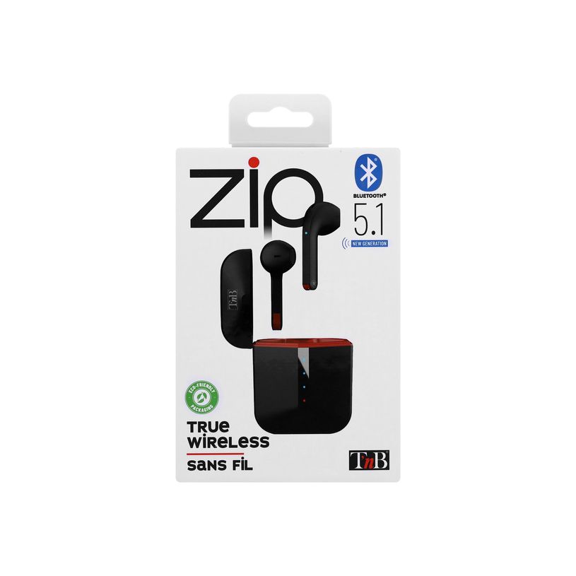 3303170102763-T'nB ZIP - Kit main libre - écouteur sans fil bluetooth - noir-P_405131535_4-3