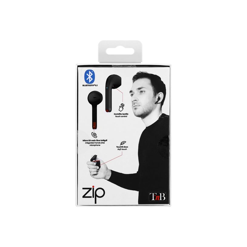 3303170102763-T'nB ZIP - Kit main libre - écouteur sans fil bluetooth - noir-P_405131535_6-5