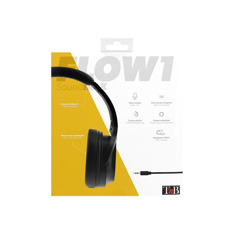 3303170105696-T'nB FLOW - casque sans fil avec micro - noir-P_405131545_4-3