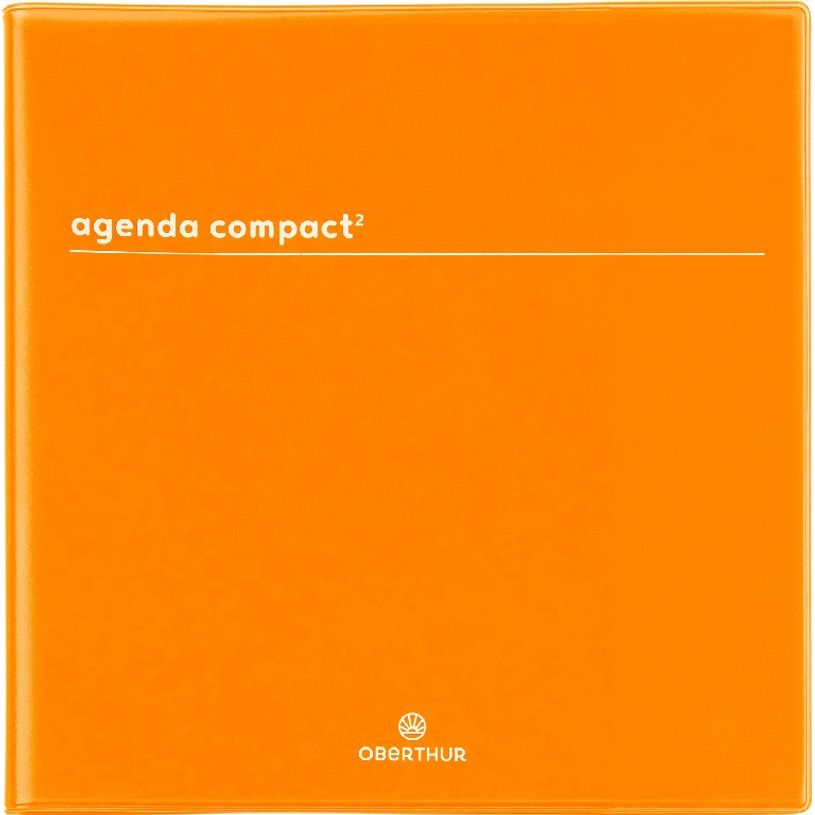 3664447175027-Agenda Boréal Compact² - 1 semaine sur 2 pages - 16,5 x 16,5 cm - moutarde - Oberthur-P_405131944_2-0