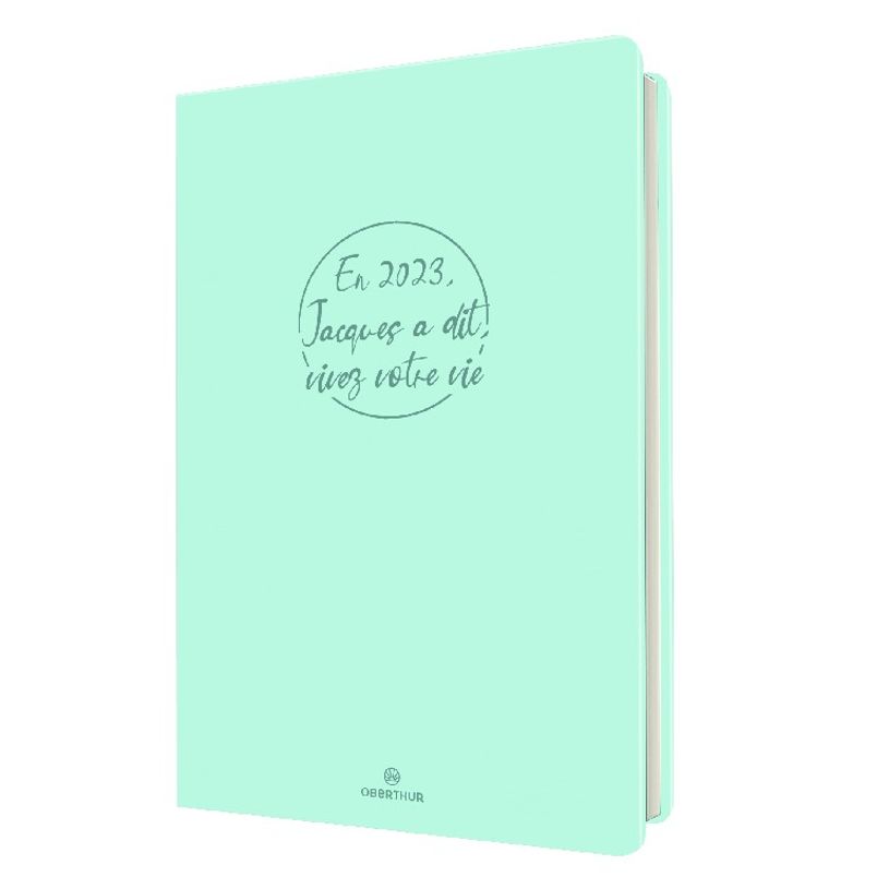 3664447169538-Agenda Camelia 25 - 1 semaine sur 2 pasges - 17 x 24,5 cm - lagon - Oberthur-P_405131997_1-0
