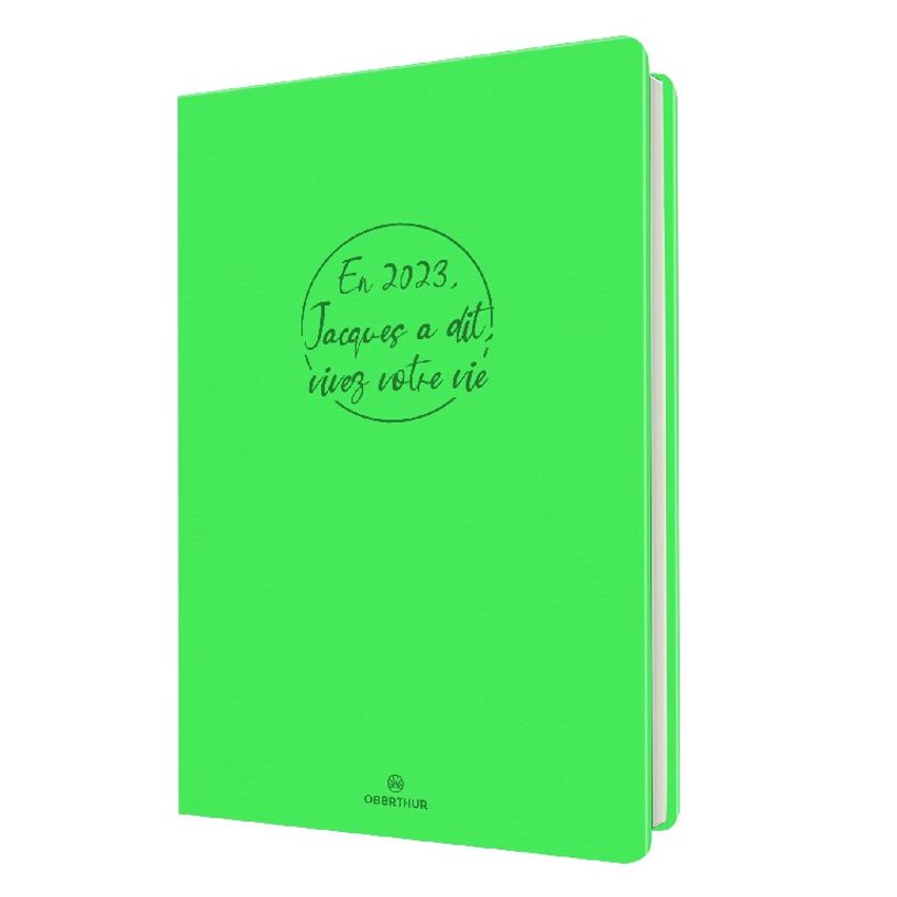 3664447145747-Agenda Camelia 25 - 1 semaine sur 2 pasges - 17 x 24,5 cm - vert - Oberthur-P_405131998_1-0