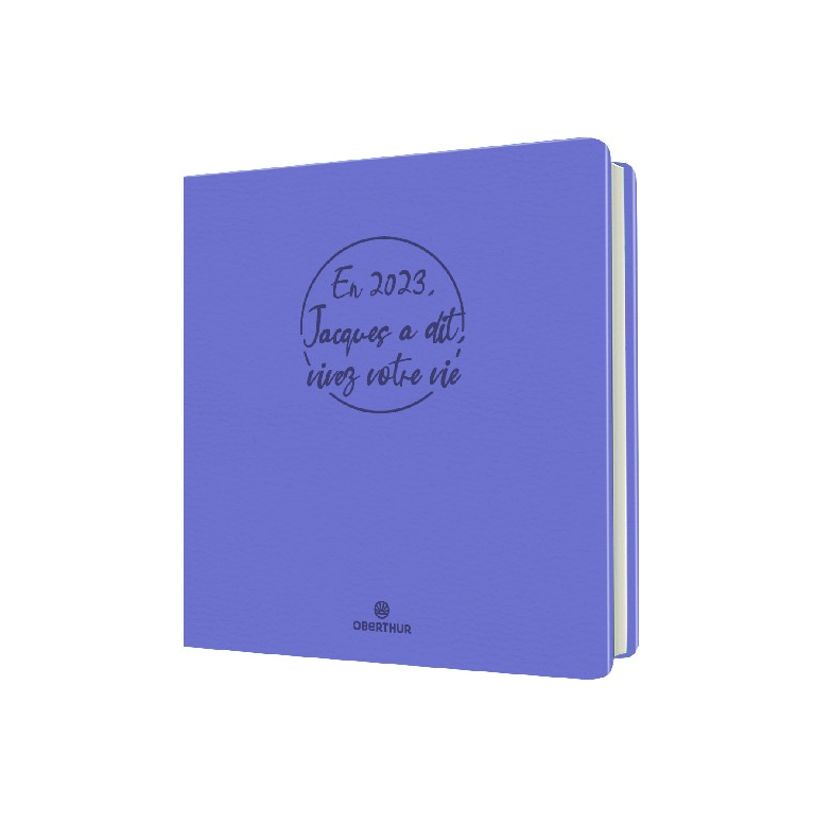 3664447145761-Agenda Camelia - 1 semaine sur 2 pages - 16,5 x 16,5 cm - lilas - Oberthur-P_405132000_1-0