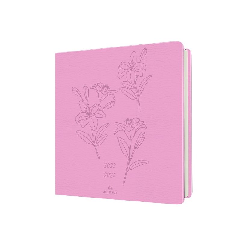 3664447146096-Agenda Summerside 16 bureau - 1 semaine sur 2 pages - rose - Oberthur-P_405132120_1-0