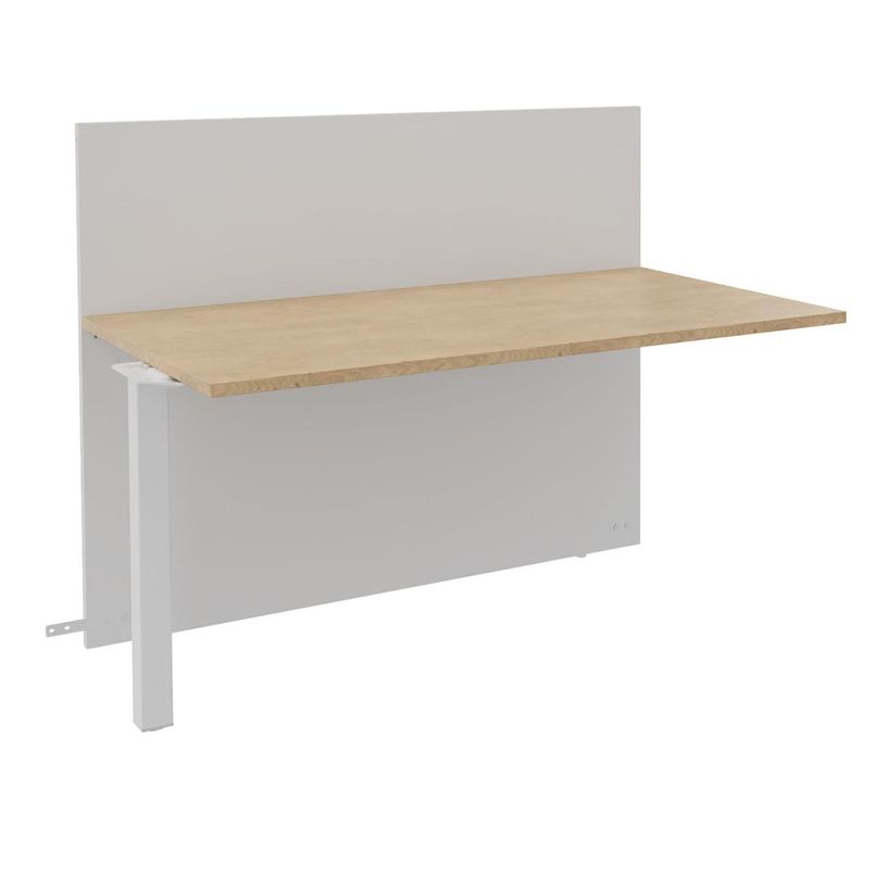 3253310233454-Banque d'accueil Module suivant haut OLA - L80 x H112 x P82,5 cm - structure blanc perle, -P_405132572_1-0